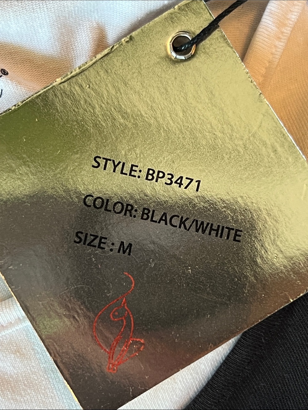 Baby Phat Black and Gold Logo Tank Top - Picture 6 of 6